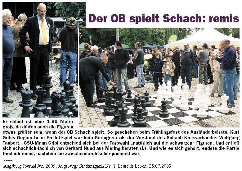 OB spielt Schach