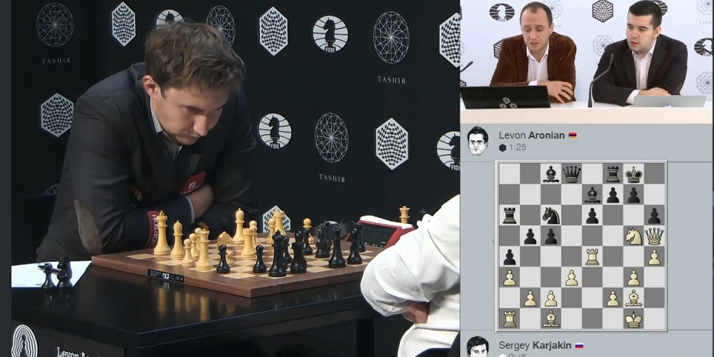 Partie Karjakin-Aronian, Runde 7