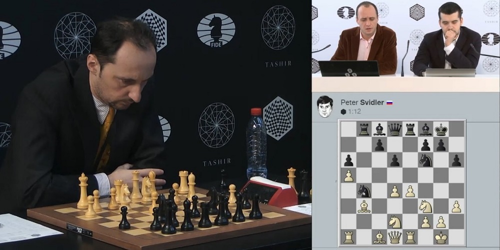 Partie Topalov-Svidler, Runde 9