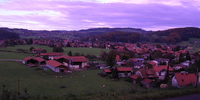 Bergen im Tal