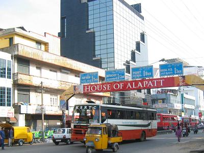 Straße in Kochi / Indien